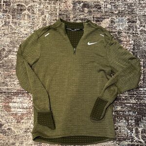 Nike Forest Green Half-Zip Top